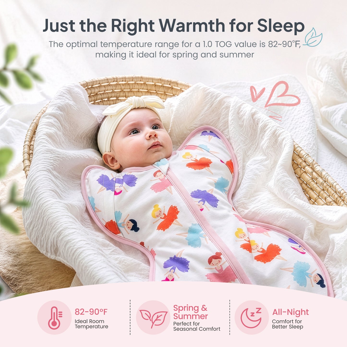 Outlast® 2-in-1 Convertible Cuffs Swaddle Sleep Bag