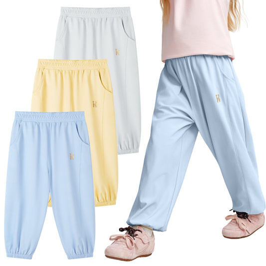 3-Pack Toddler Cooling Jogger Pants UPF 50+