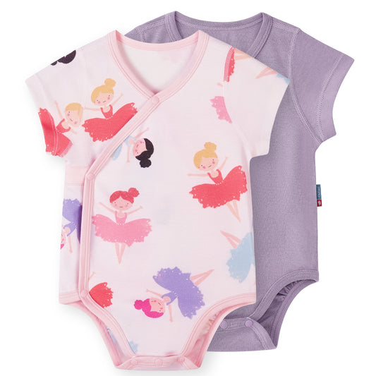 2-Pack Outlast® Temperature-Regulating Baby Onesies Bodysuits