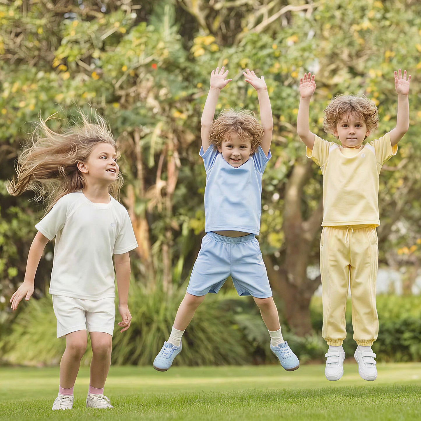 3-Pack Quick-Dry Toddler Short Sleeve T-Shirts UPF 50+