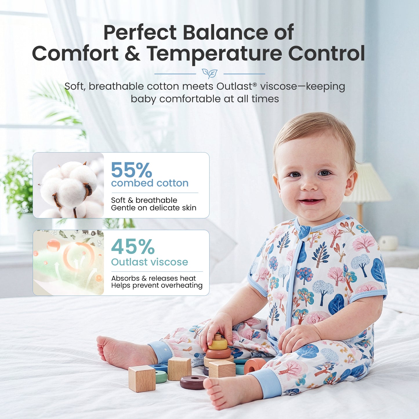 Outlast® Temperature Regulating Sleep Bag 0.5 TOG