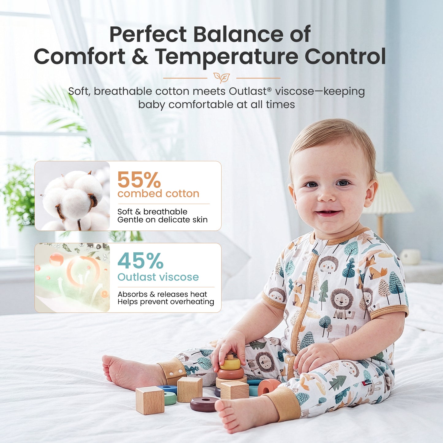 Outlast® Temperature Regulating Sleep Bag 0.5 TOG
