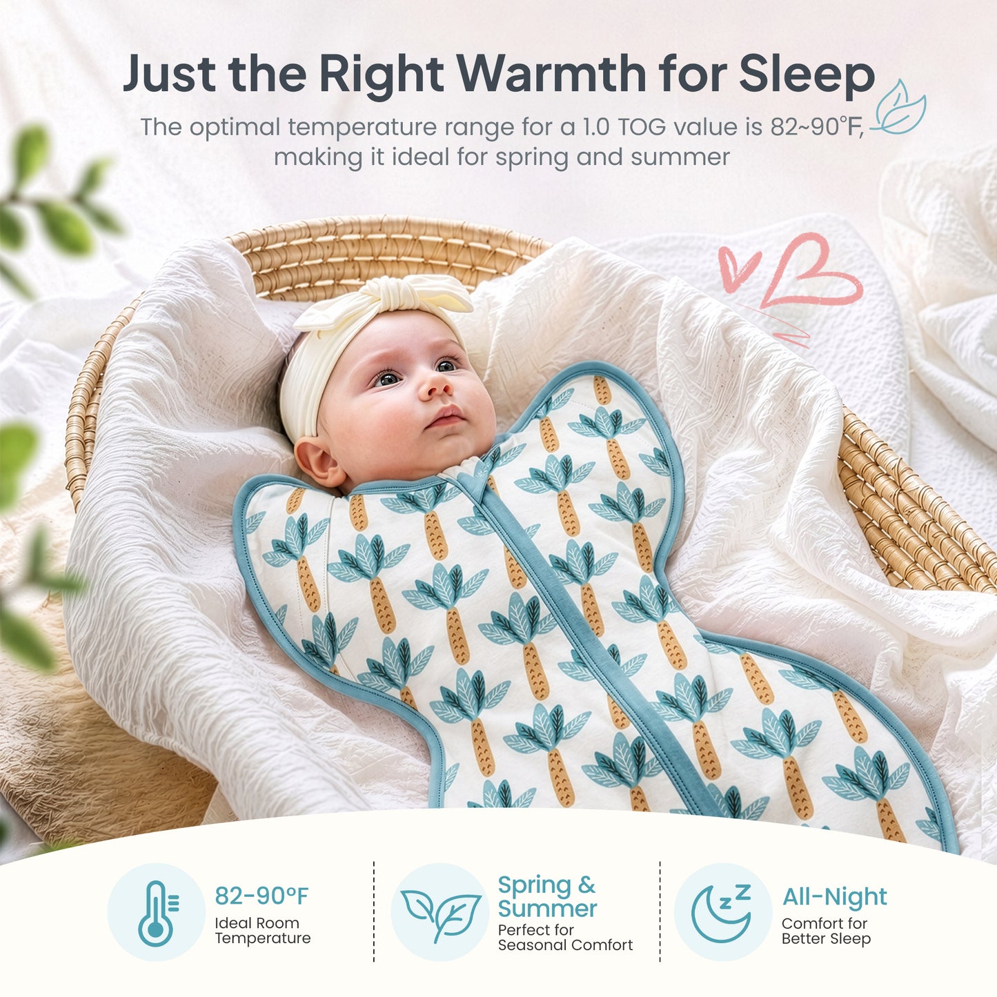 Outlast® 2-in-1 Convertible Cuffs Swaddle Sleep Bag