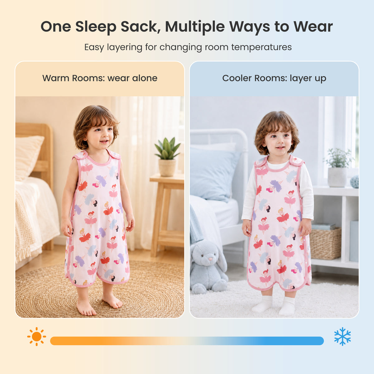 Outlast® 2-in-1 Temperature-Regulating Sleep Bag 0.5TOG