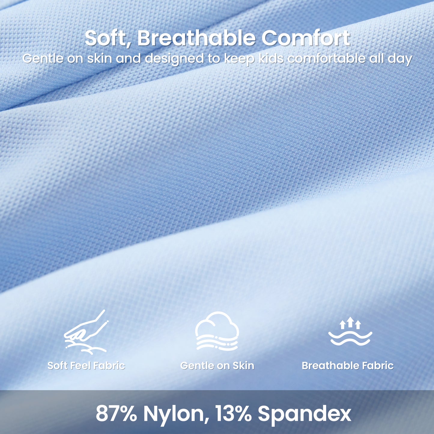 3-Pack Toddler Cooling Shorts UPF 50+