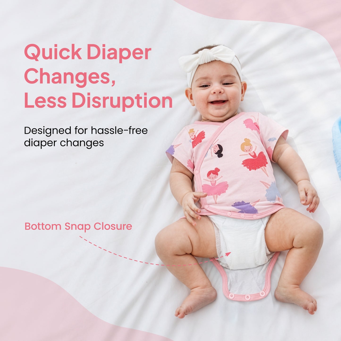 2-Pack Outlast® Temperature-Regulating Baby Onesies Bodysuits