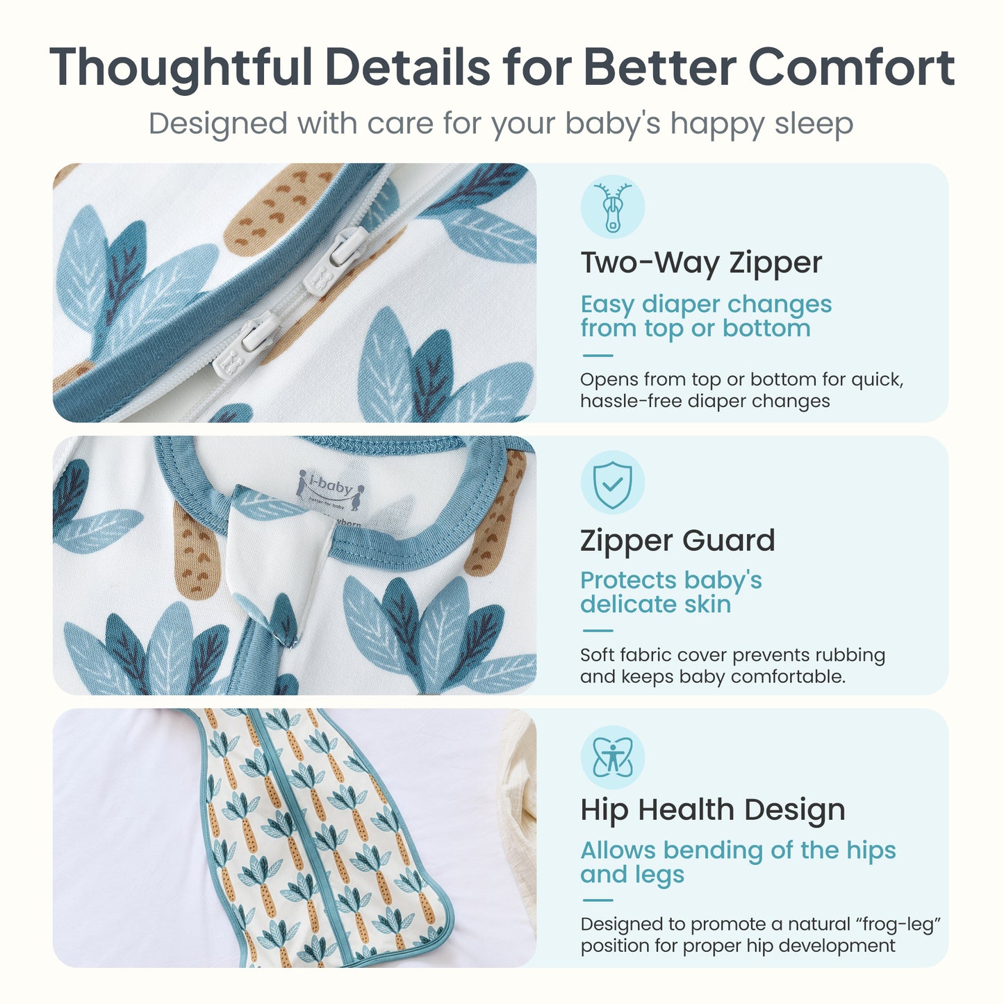 Outlast® 2-in-1 Convertible Cuffs Swaddle Sleep Bag