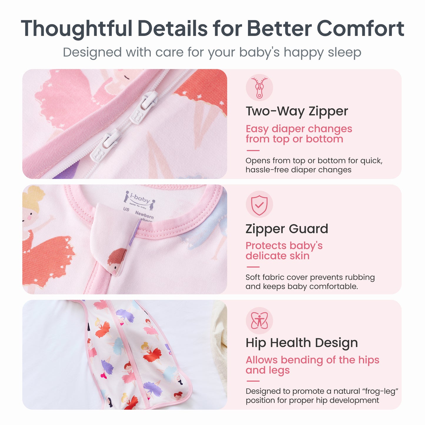 Outlast® 2-in-1 Convertible Cuffs Swaddle Sleep Bag