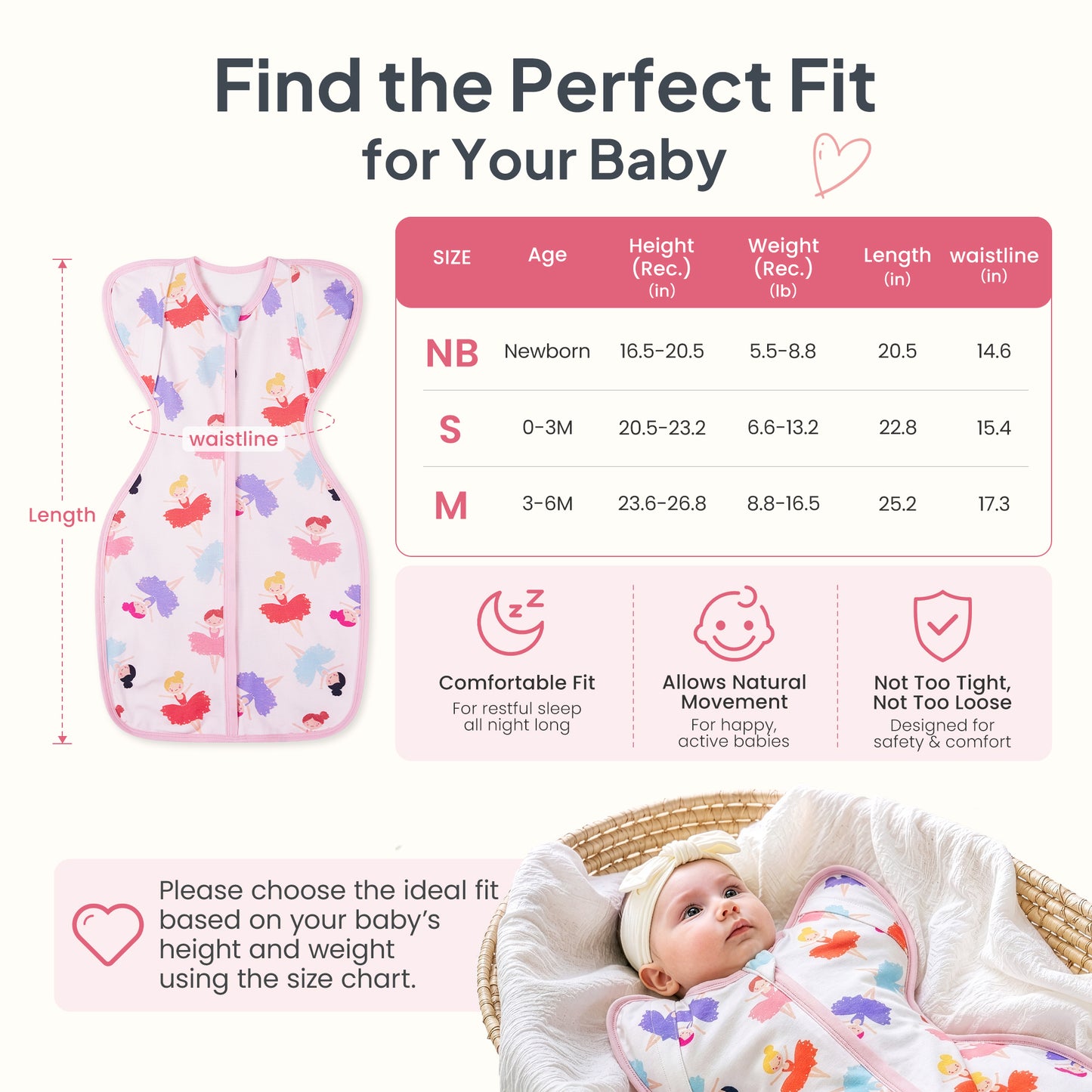 Outlast® 2-in-1 Convertible Cuffs Swaddle Sleep Bag